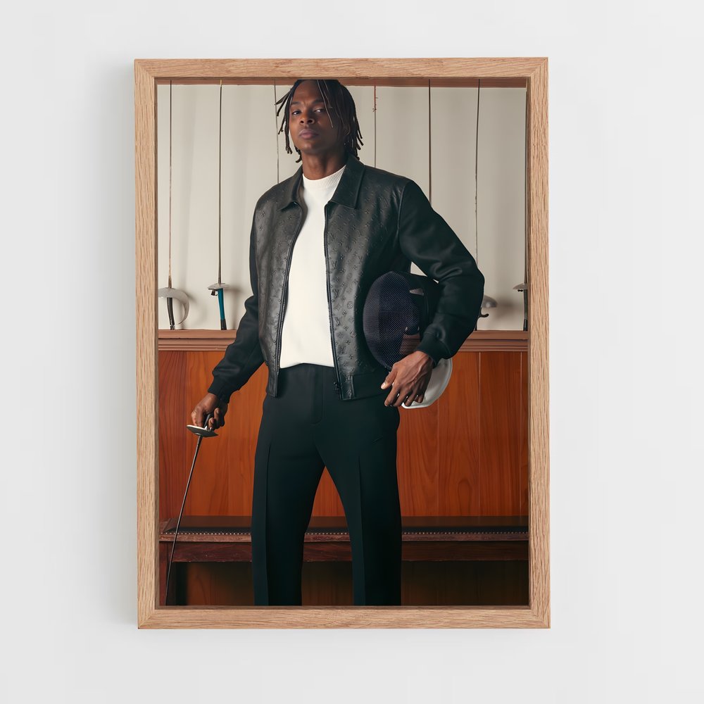 Poster Enzo lefort – affiche Escrime (vue 4)